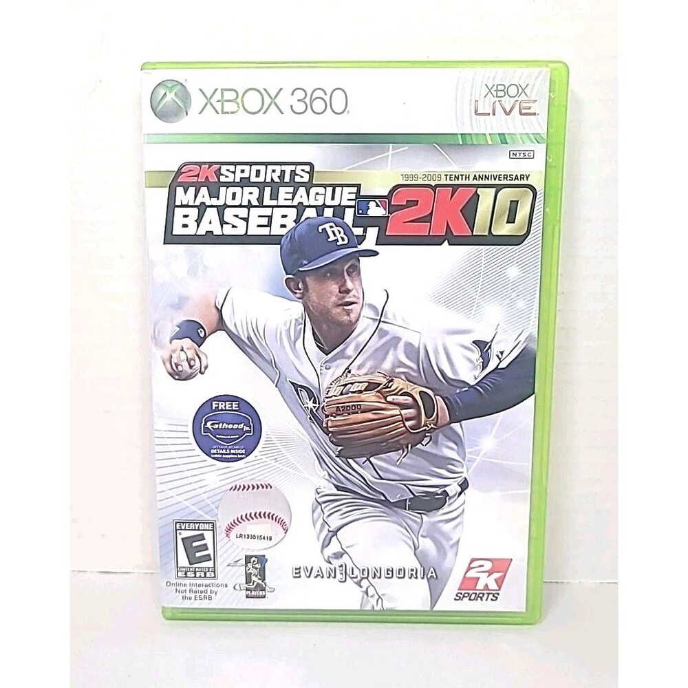 Major League Baseball 2K10 (Microsoft Xbox 360, 2010) CIB